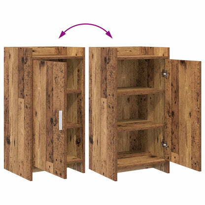 Dressoir Oud hout 40 x 36 x 80 cm Bewerkt hout