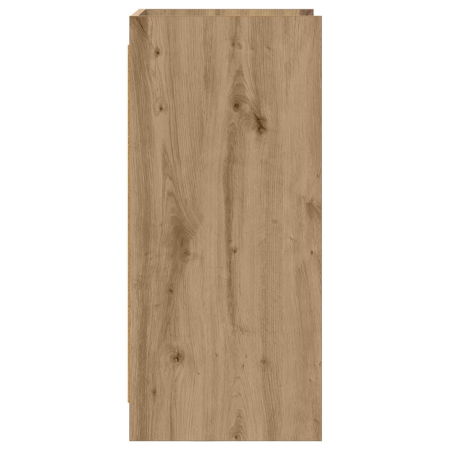 Dressoir Artisanaal eiken 40 x 36 x 80 cm Bewerkt hout