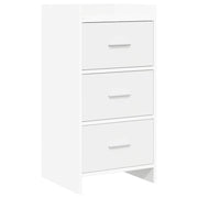 Dressoir 40x36x80 cm wit bewerkt hout