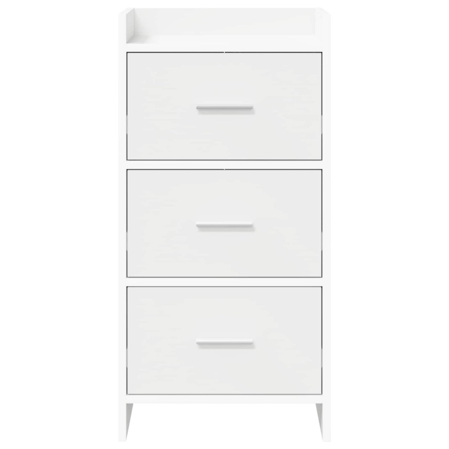 Dressoir Wit 40 x 36 x 80 cm Bewerkt hout