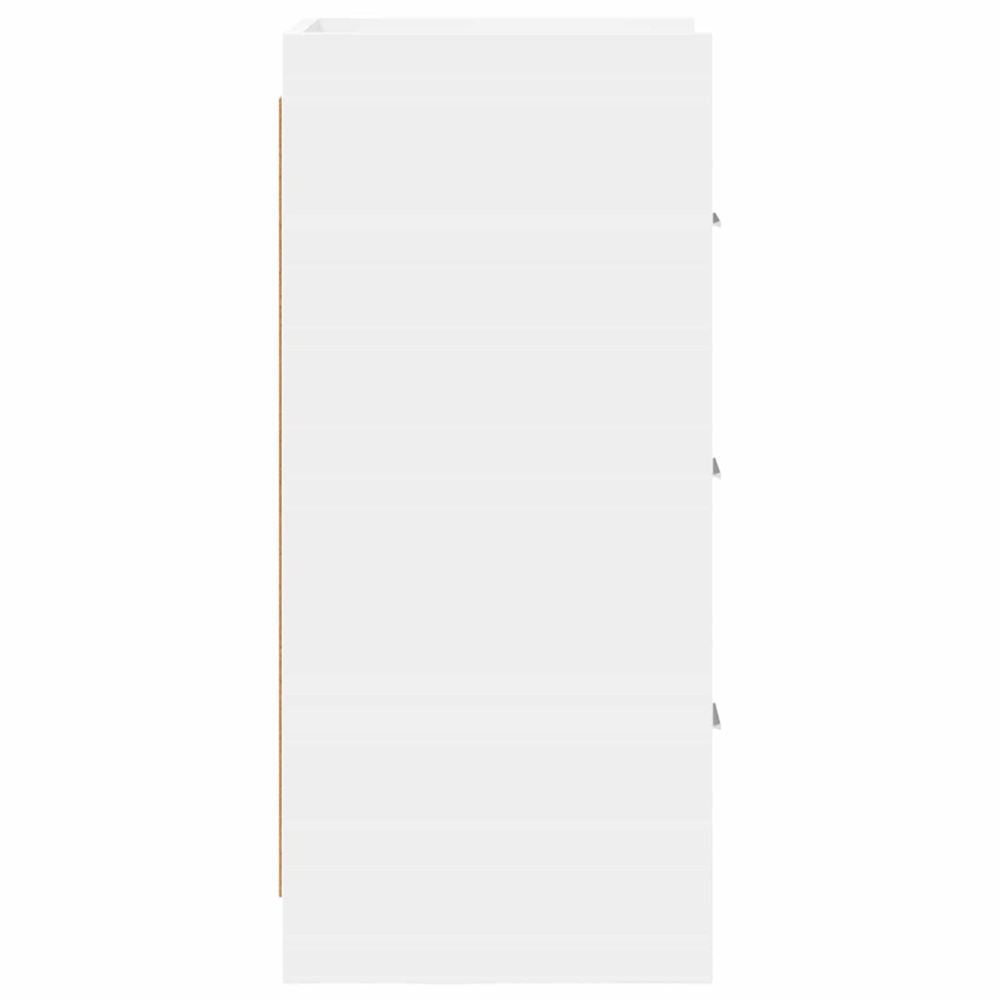 Dressoir Wit 40 x 36 x 80 cm Bewerkt hout