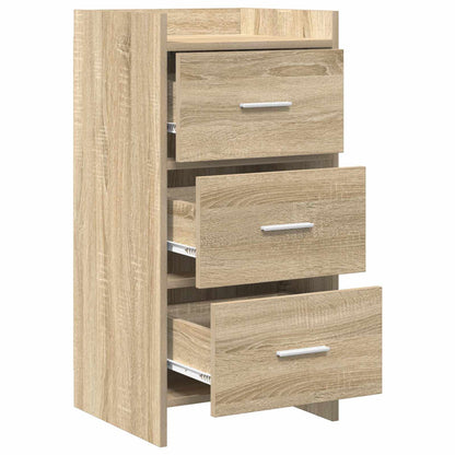 Dressoir Sonoma Eiken 40 x 36 x 80 cm Bewerkt hout