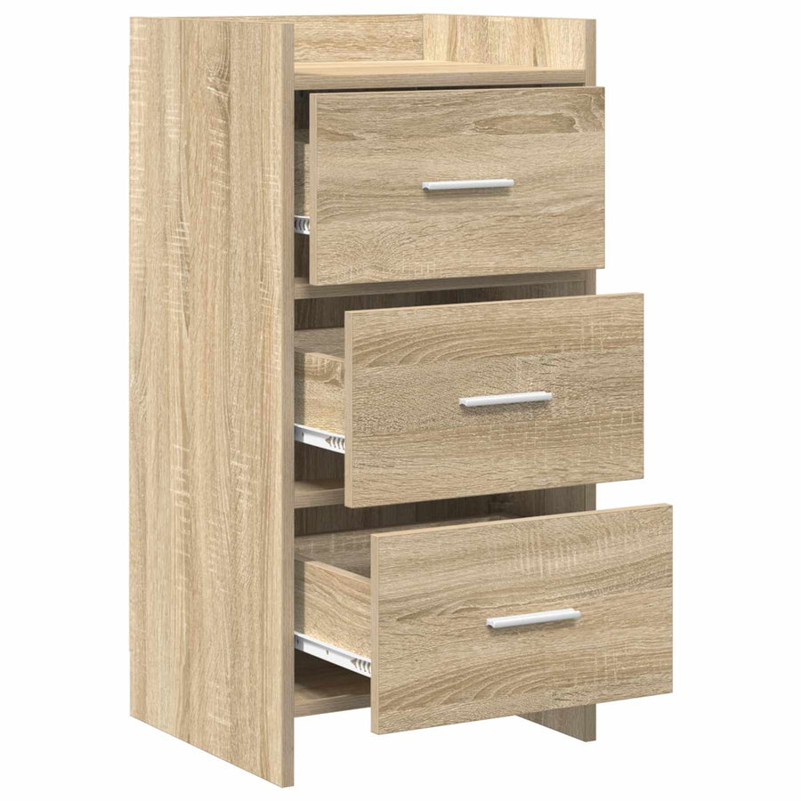 Dressoir Sonoma Eiken 40 x 36 x 80 cm Bewerkt hout