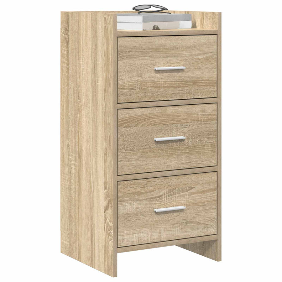 Dressoir Sonoma Eiken 40 x 36 x 80 cm Bewerkt hout