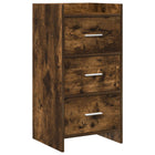 Dressoir 40x36x80 cm bewerkt hout gerookt eiken