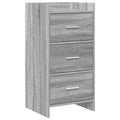 Dressoir Grijs Sonoma 40 x 36 x 80 cm Bewerkt hout
