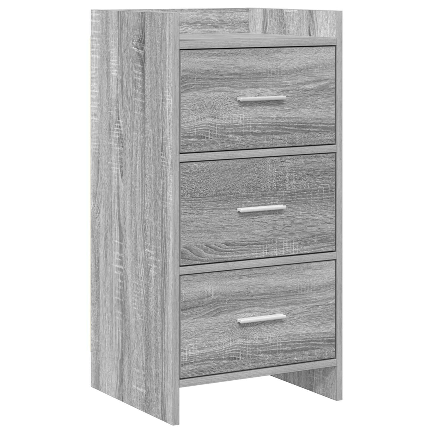 Dressoir Grijs Sonoma 40 x 36 x 80 cm Bewerkt hout
