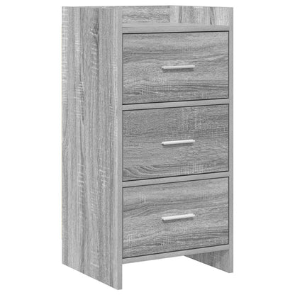 Dressoir Grijs Sonoma 40 x 36 x 80 cm Bewerkt hout