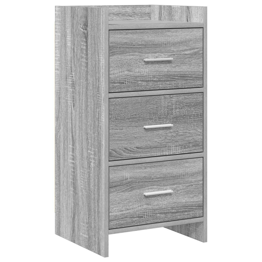 Dressoir Grijs Sonoma 40 x 36 x 80 cm Bewerkt hout
