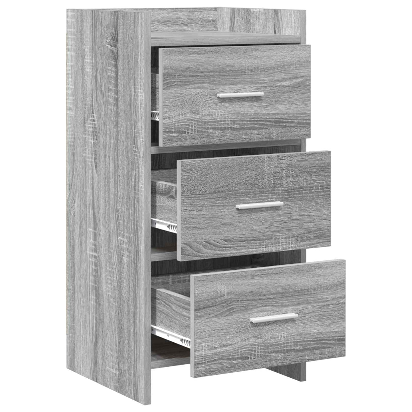 Dressoir Grijs Sonoma 40 x 36 x 80 cm Bewerkt hout