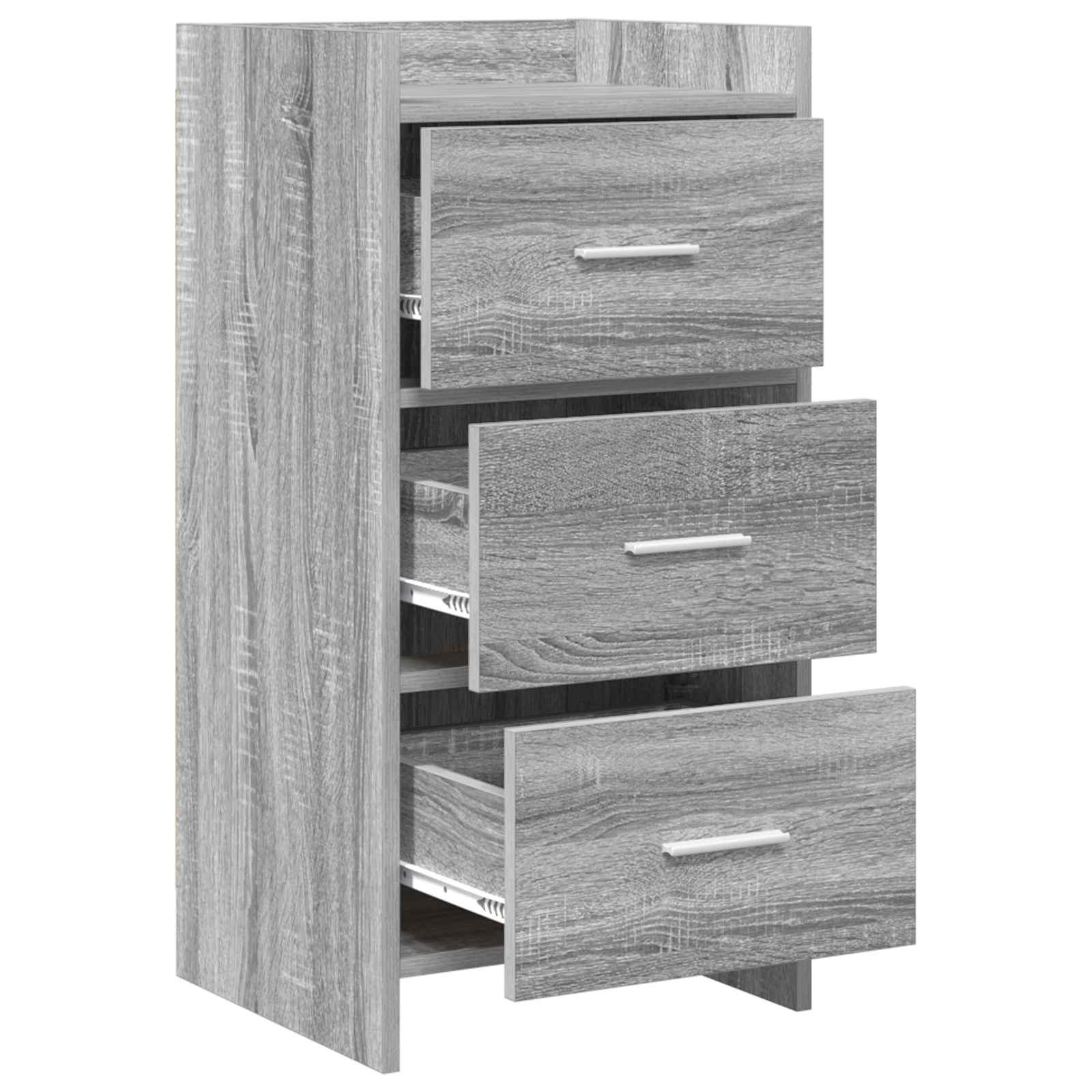 Dressoir Grijs Sonoma 40 x 36 x 80 cm Bewerkt hout