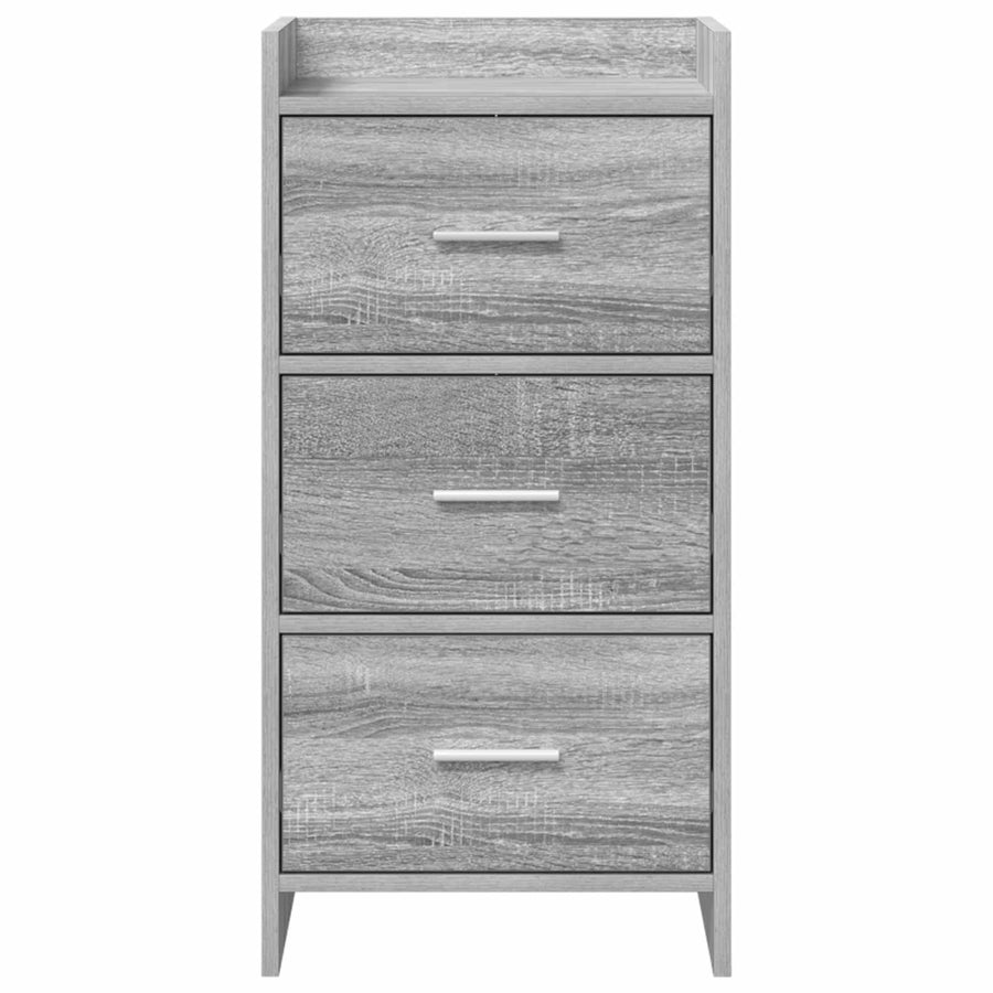 Dressoir Grijs Sonoma 40 x 36 x 80 cm Bewerkt hout