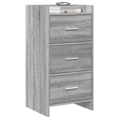 Dressoir Grijs Sonoma 40 x 36 x 80 cm Bewerkt hout