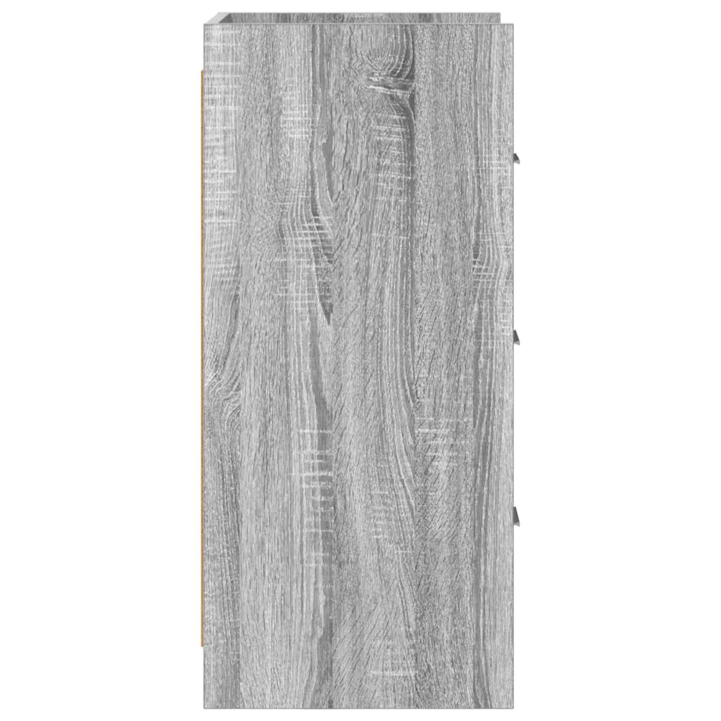 Dressoir Grijs Sonoma 40 x 36 x 80 cm Bewerkt hout