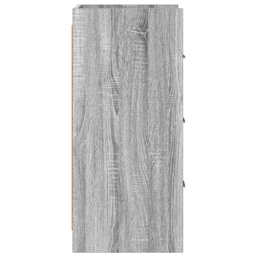 Dressoir Grijs Sonoma 40 x 36 x 80 cm Bewerkt hout