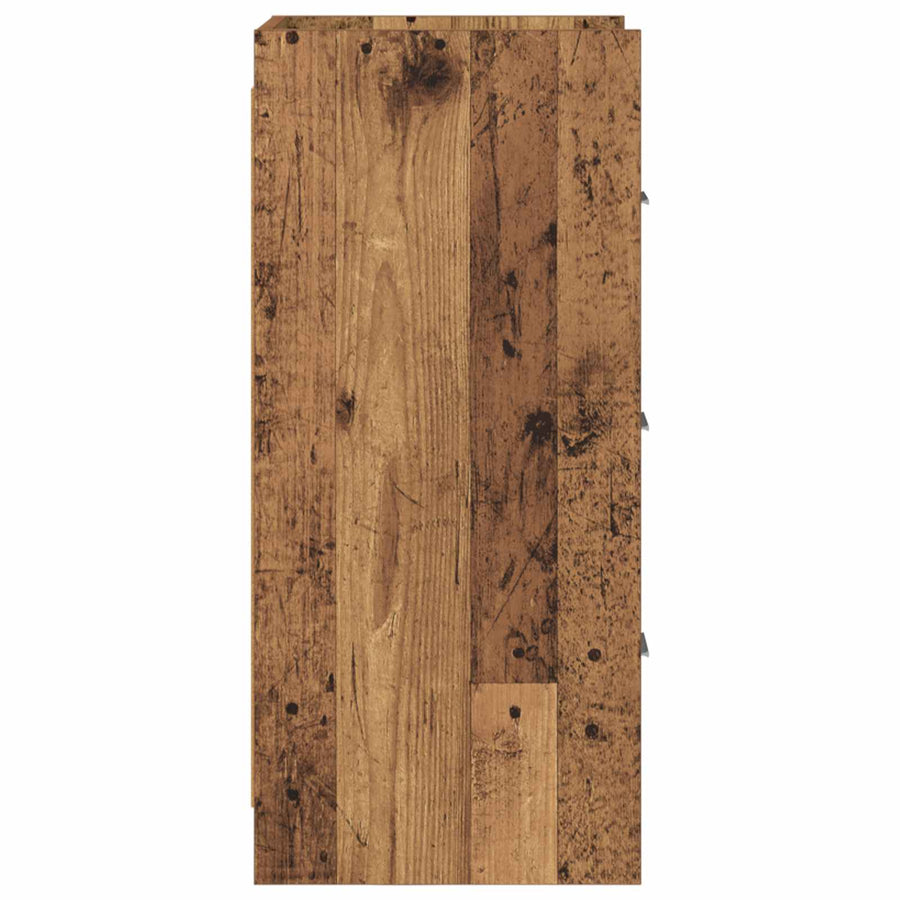 Dressoir Oud hout 40 x 36 x 80 cm Bewerkt hout