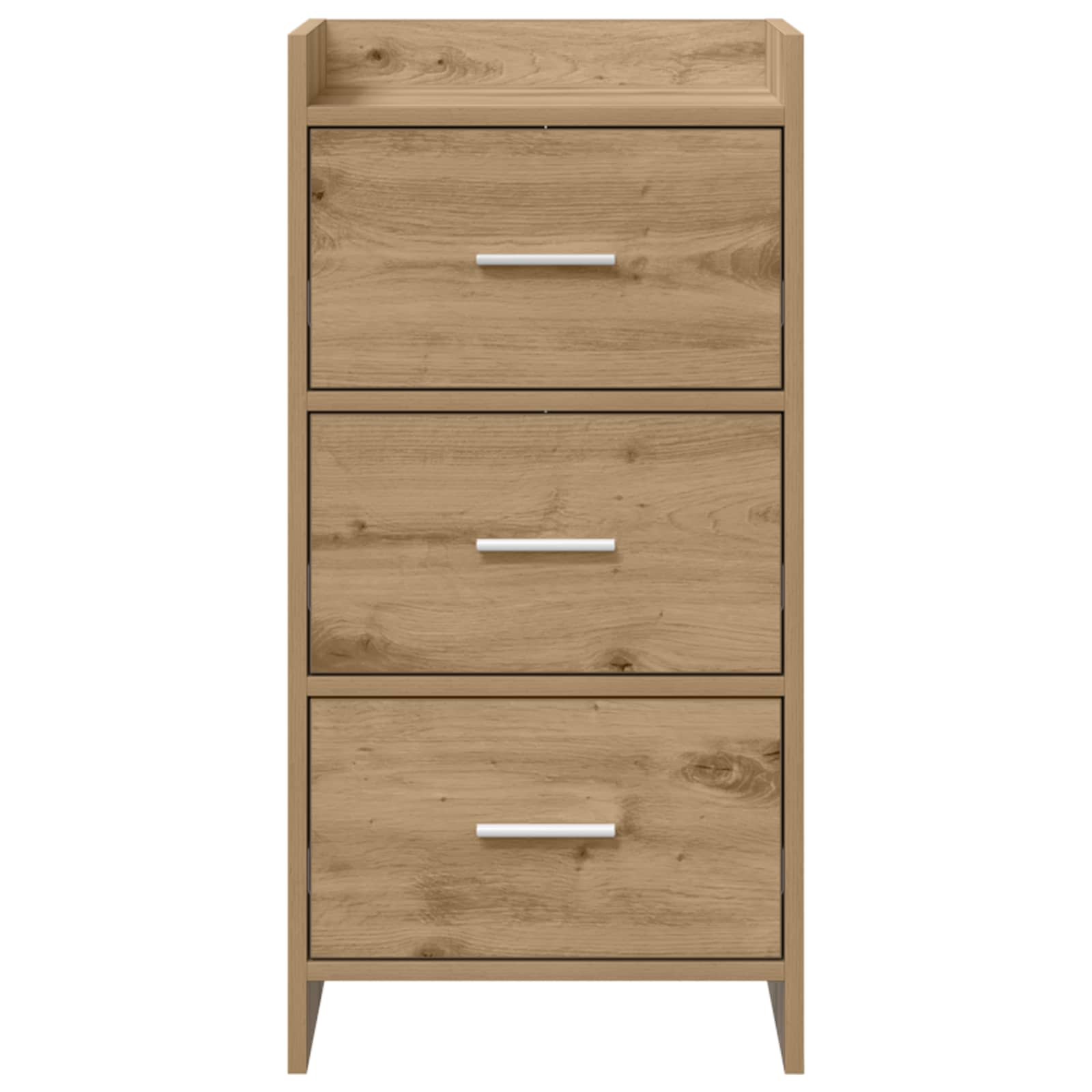 Dressoir Artisanaal eiken 40 x 36 x 80 cm Bewerkt hout