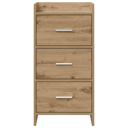 Dressoir Artisanaal eiken 40 x 36 x 80 cm Bewerkt hout