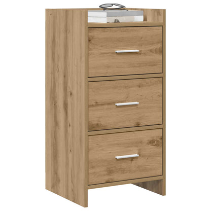 Dressoir Artisanaal eiken 40 x 36 x 80 cm Bewerkt hout
