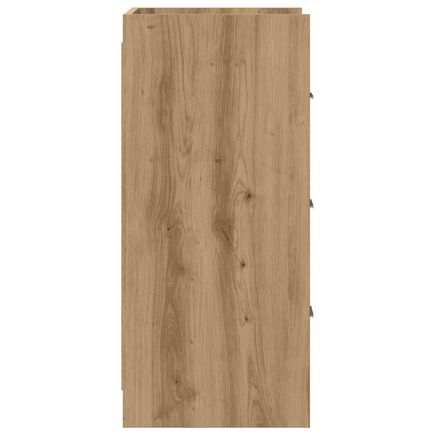 Dressoir Artisanaal eiken 40 x 36 x 80 cm Bewerkt hout