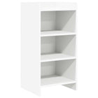 Dressoir wit 40x36x80 cm bewerkt hout
