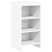 Dressoir wit 40x36x80 cm bewerkt hout