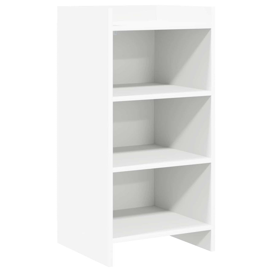 Dressoir Wit 40 x 36 x 80 cm Bewerkt hout