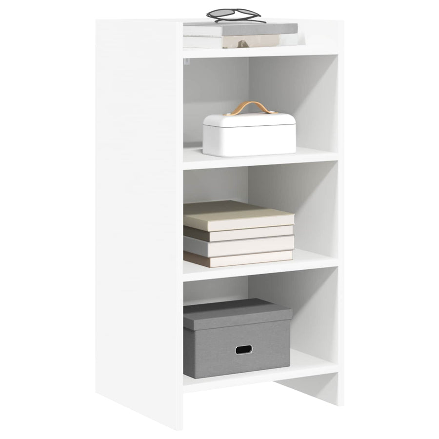 Dressoir Wit 40 x 36 x 80 cm Bewerkt hout