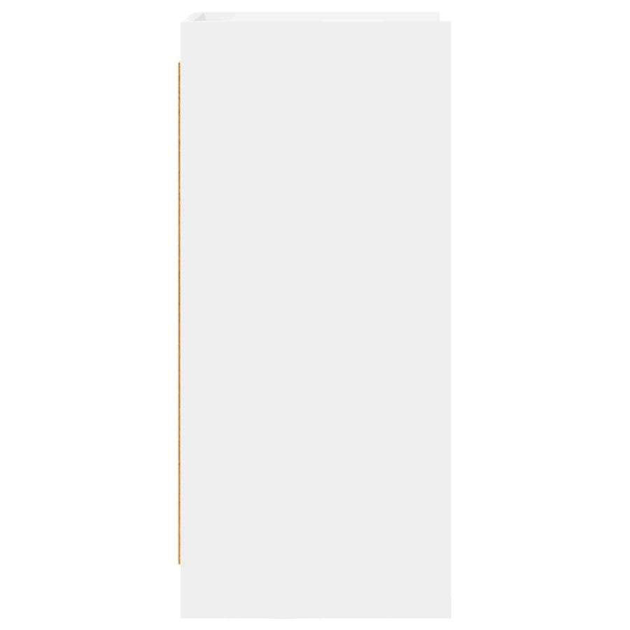Dressoir Wit 40 x 36 x 80 cm Bewerkt hout