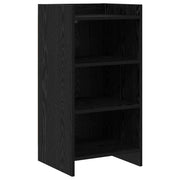 Dressoir 40x36x80 cm zwart eiken bewerkt hout