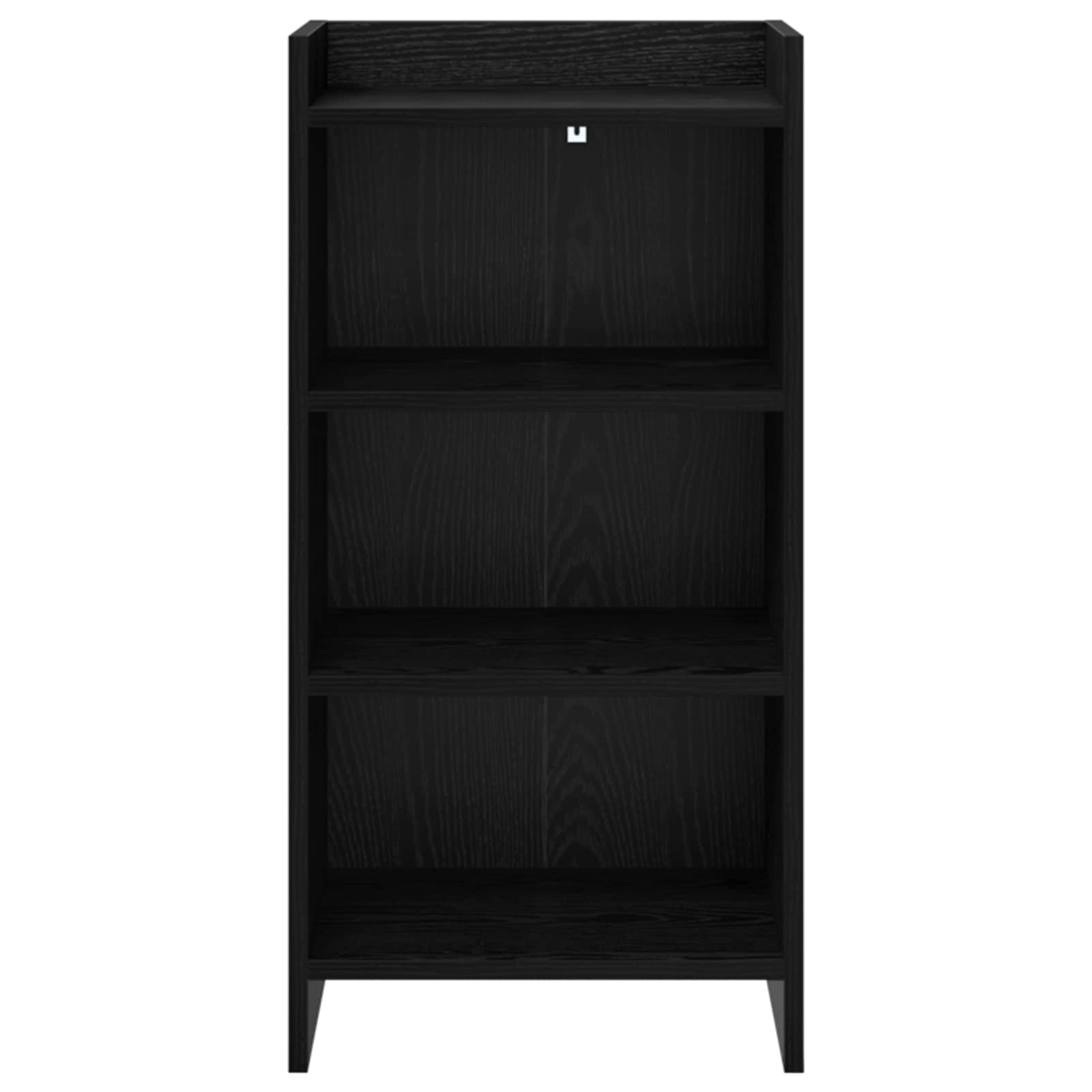 Dressoir Zwart eiken 40 x 36 x 80 cm Bewerkt hout