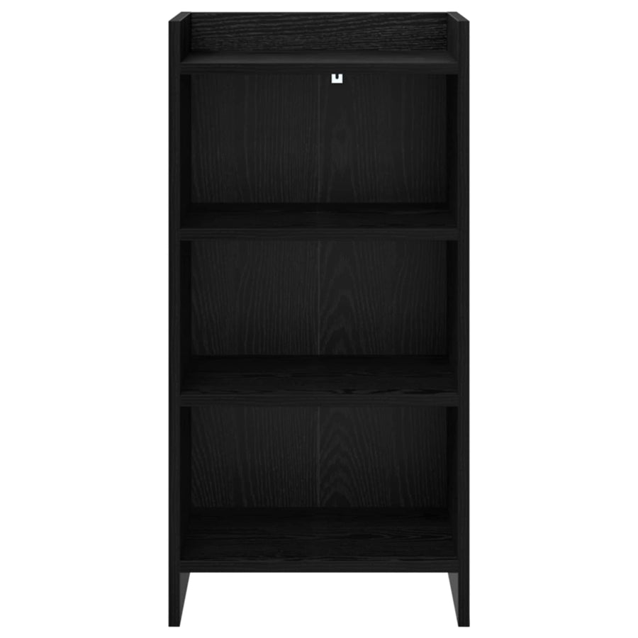 Dressoir Zwart eiken 40 x 36 x 80 cm Bewerkt hout