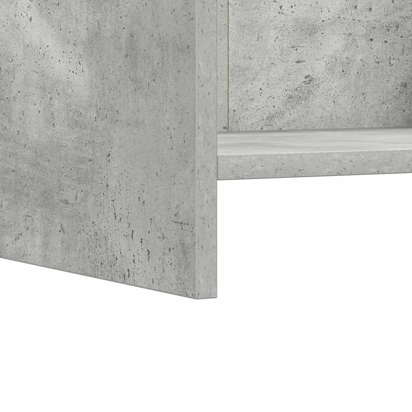 Dressoir Betongrijs 40 x 36 x 80 cm Bewerkt hout