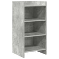Dressoir Betongrijs 40 x 36 x 80 cm Bewerkt hout
