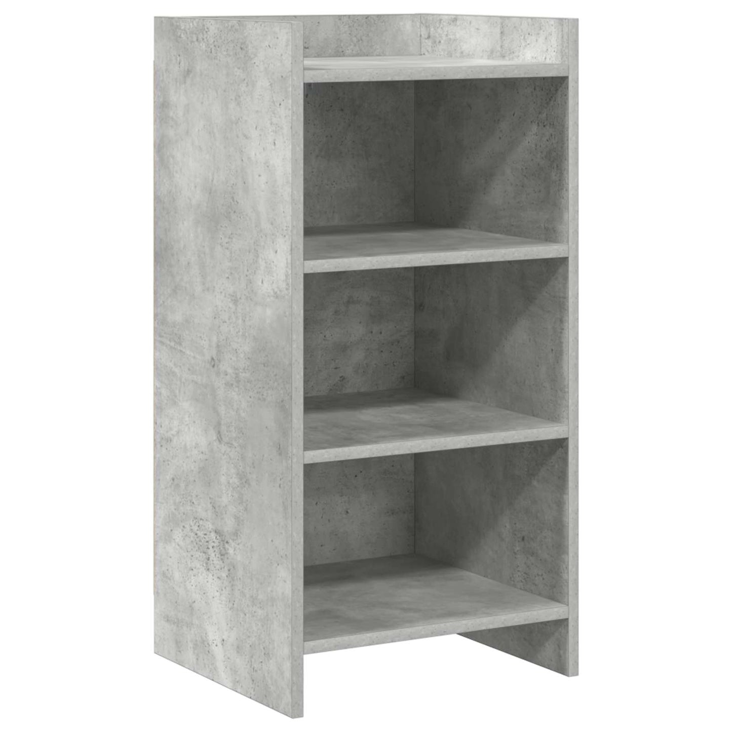 Dressoir Betongrijs 40 x 36 x 80 cm Bewerkt hout