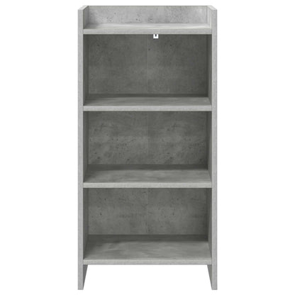 Dressoir Betongrijs 40 x 36 x 80 cm Bewerkt hout