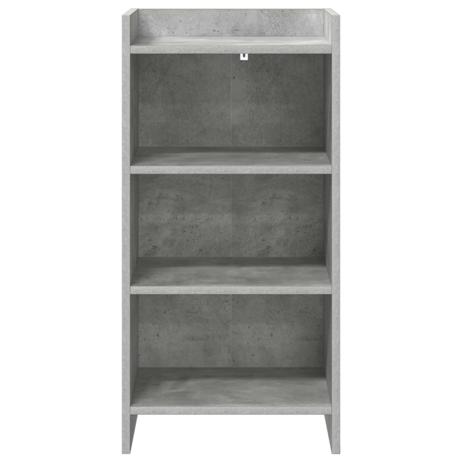 Dressoir Betongrijs 40 x 36 x 80 cm Bewerkt hout