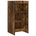 Dressoir Gerookt eiken 40 x 36 x 80 cm Bewerkt hout