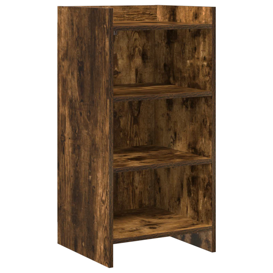 Dressoir Gerookt eiken 40 x 36 x 80 cm Bewerkt hout