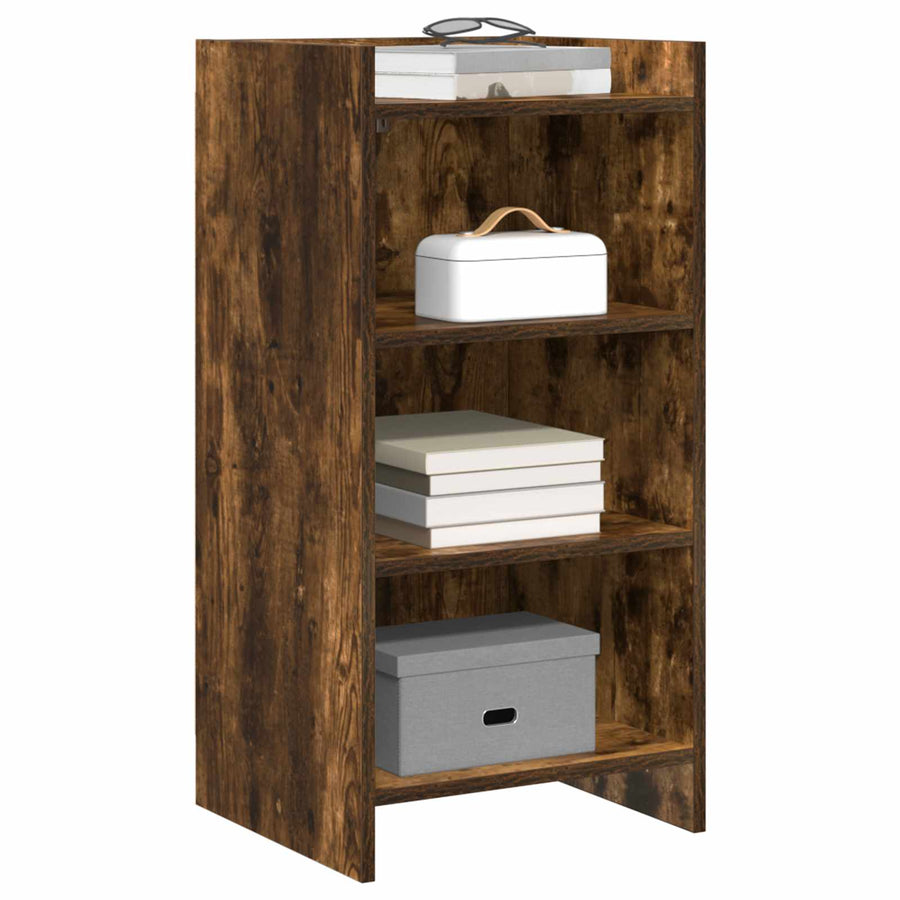 Dressoir Gerookt eiken 40 x 36 x 80 cm Bewerkt hout