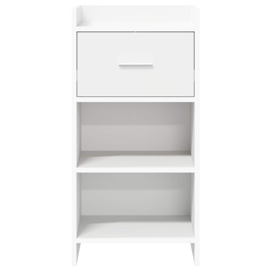 Dressoir Wit 40 x 36 x 80 cm Bewerkt hout