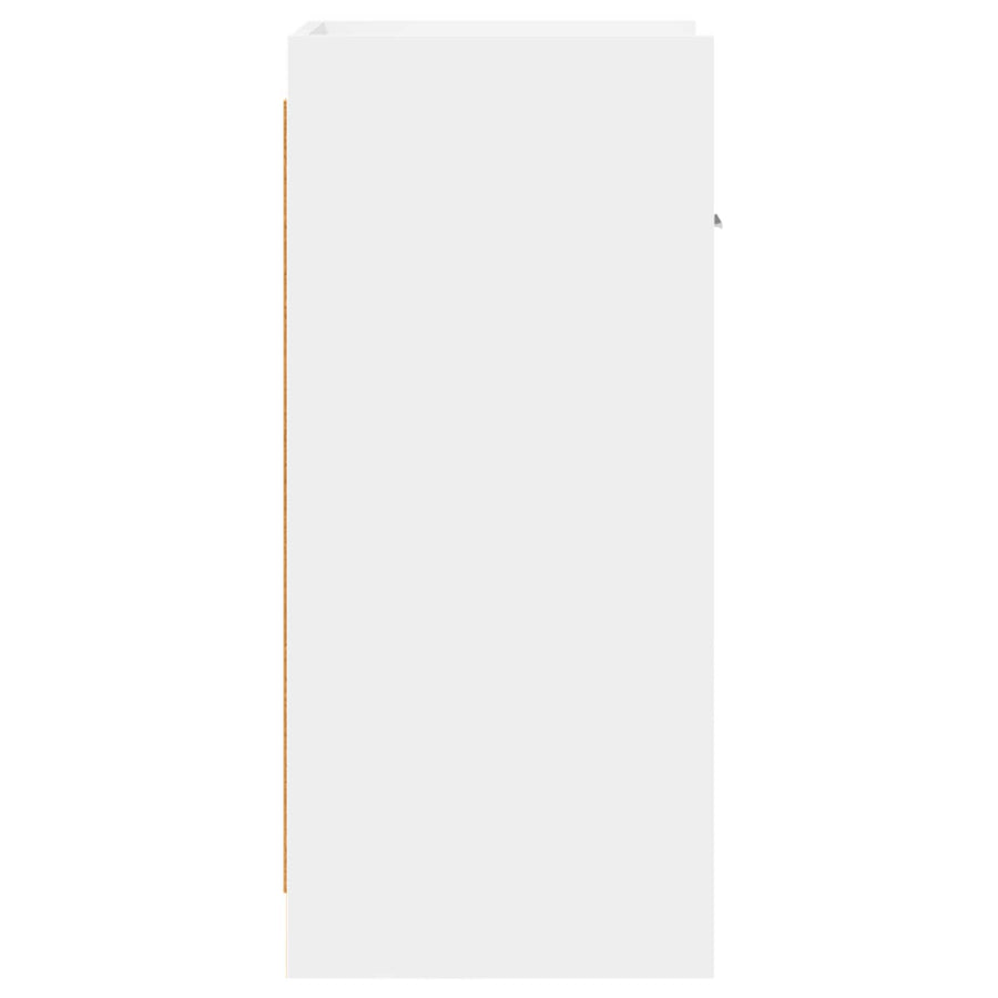 Dressoir Wit 40 x 36 x 80 cm Bewerkt hout