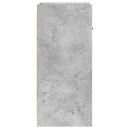 Dressoir Betongrijs 40 x 36 x 80 cm Bewerkt hout