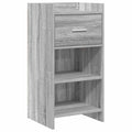 Dressoir Grijs Sonoma 40 x 36 x 80 cm Bewerkt hout
