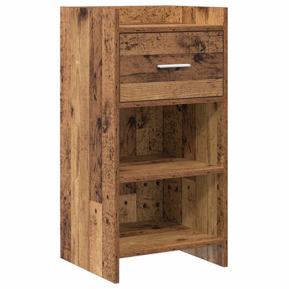 Dressoir Oud hout 40 x 36 x 80 cm Bewerkt hout