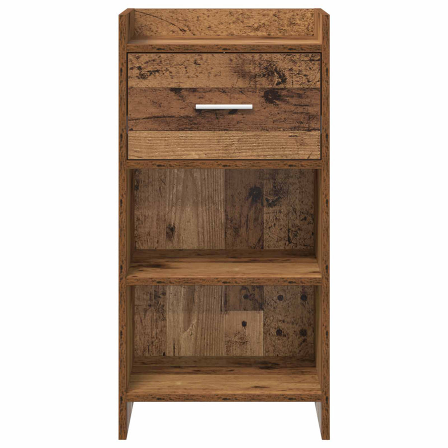 Dressoir Oud hout 40 x 36 x 80 cm Bewerkt hout