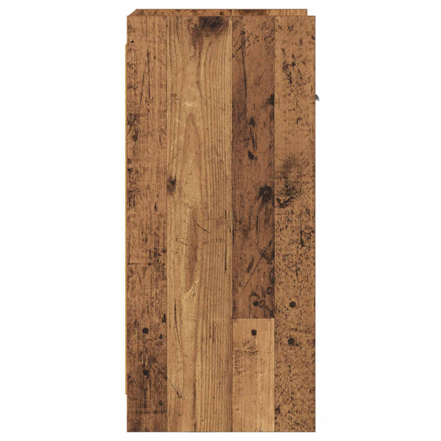 Dressoir Oud hout 40 x 36 x 80 cm Bewerkt hout