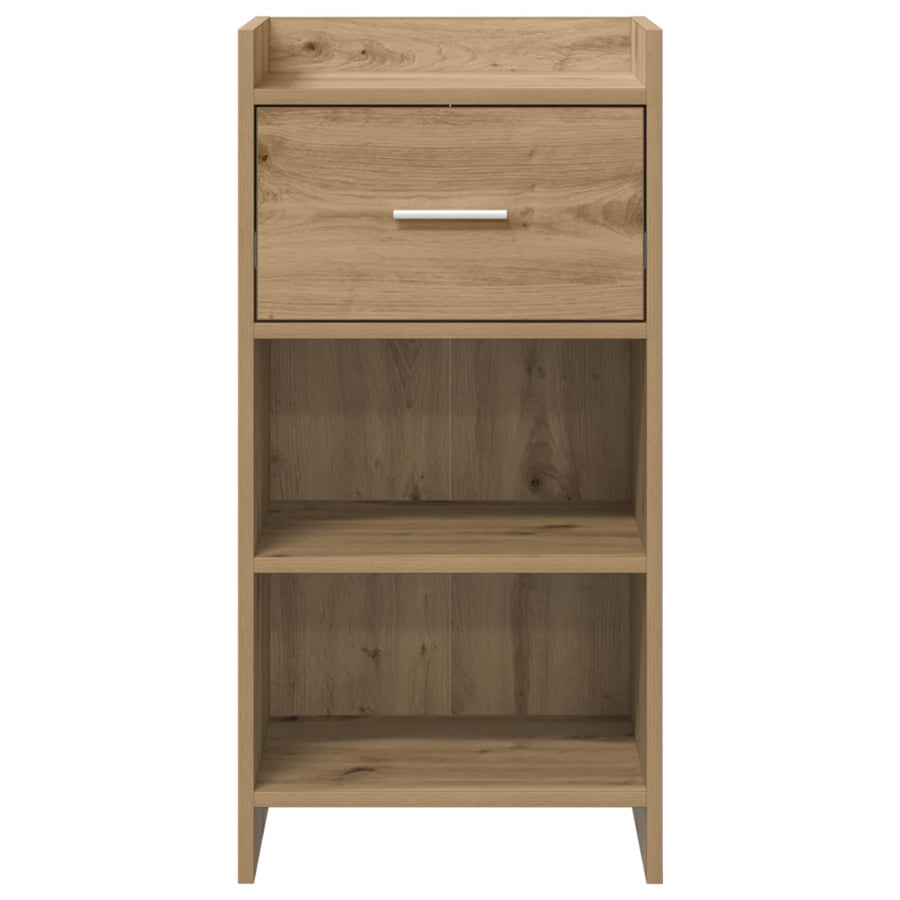 Dressoir Artisanaal eiken 40 x 36 x 80 cm Bewerkt hout