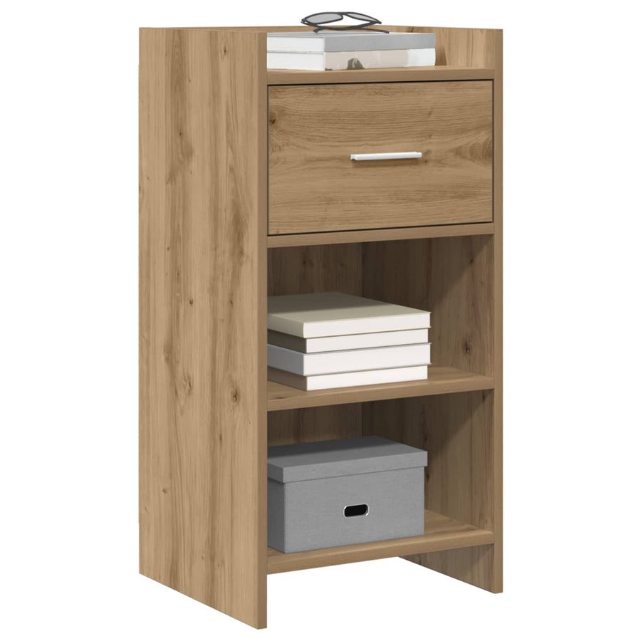Dressoir Artisanaal eiken 40 x 36 x 80 cm Bewerkt hout