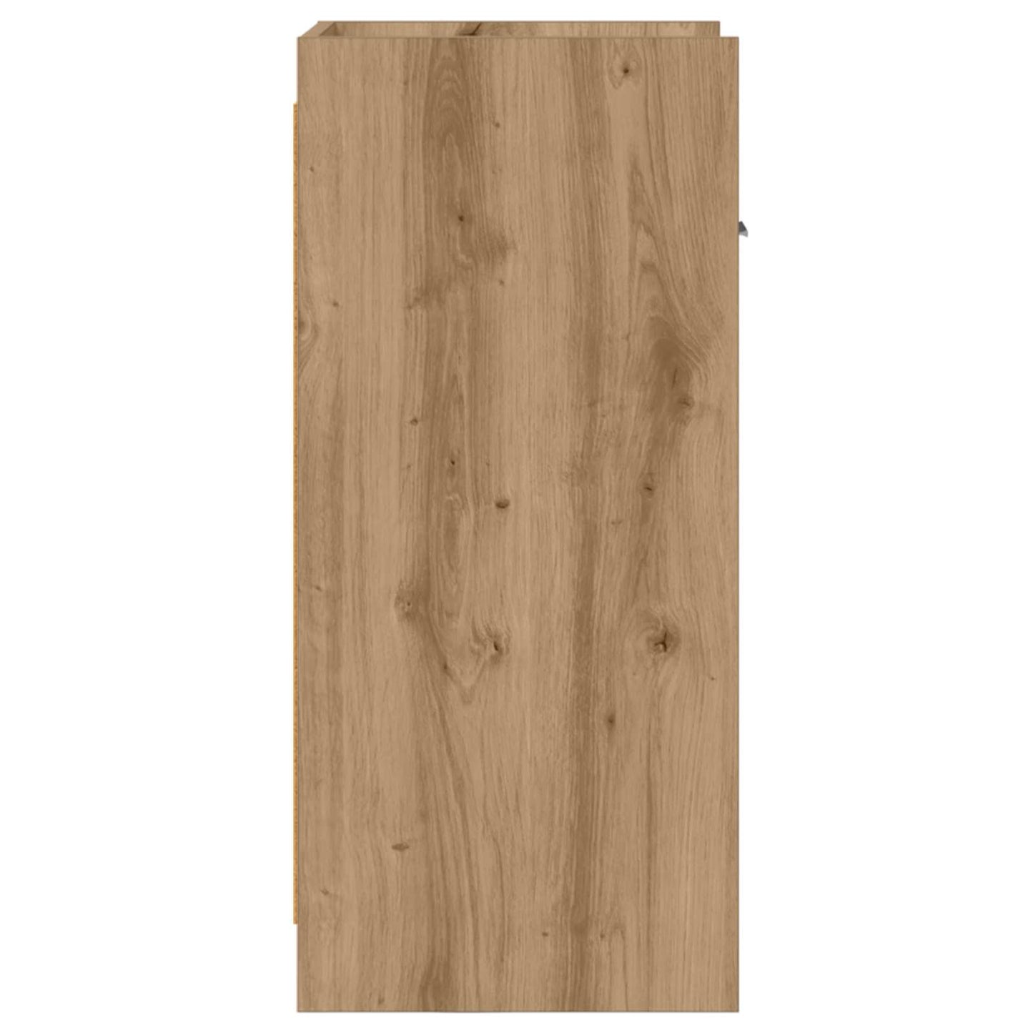 Dressoir Artisanaal eiken 40 x 36 x 80 cm Bewerkt hout